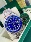 ROLEX DATEJUST BLUE INDEX