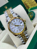 ROLEX DATEJUST WHITE DIAL