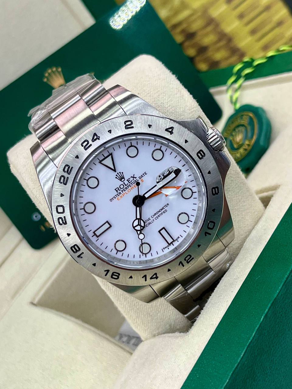ROLEX EXPLORER II WHITE DIAL